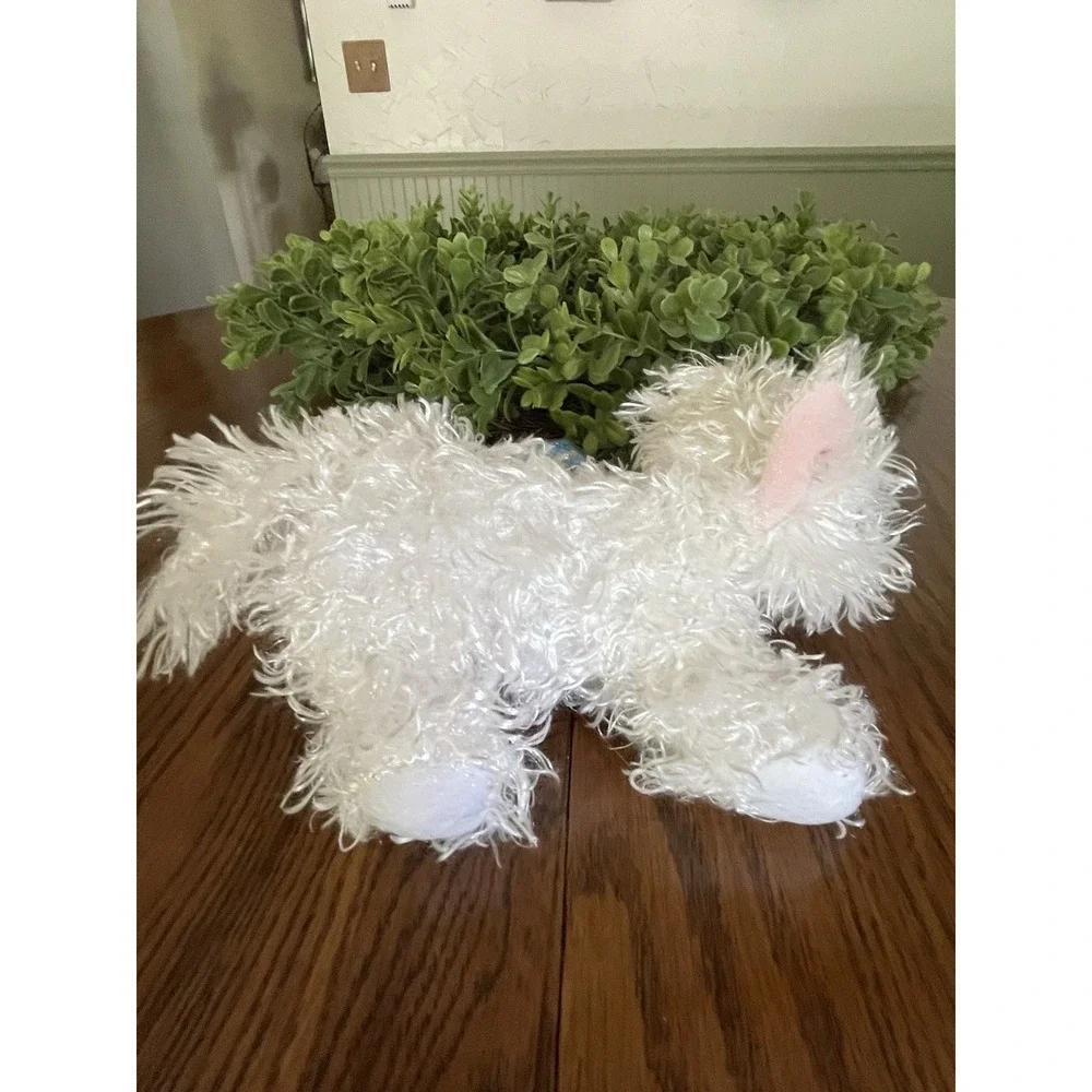 Webkinz White Terrier Code Tags Sealed Unused White Furry Fuzzy Puppy Dog Plush